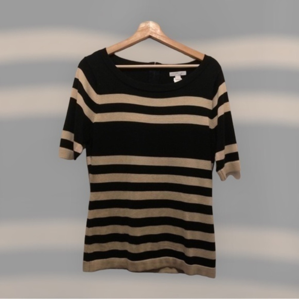 New York & Co. Medium Striped Sweater Top